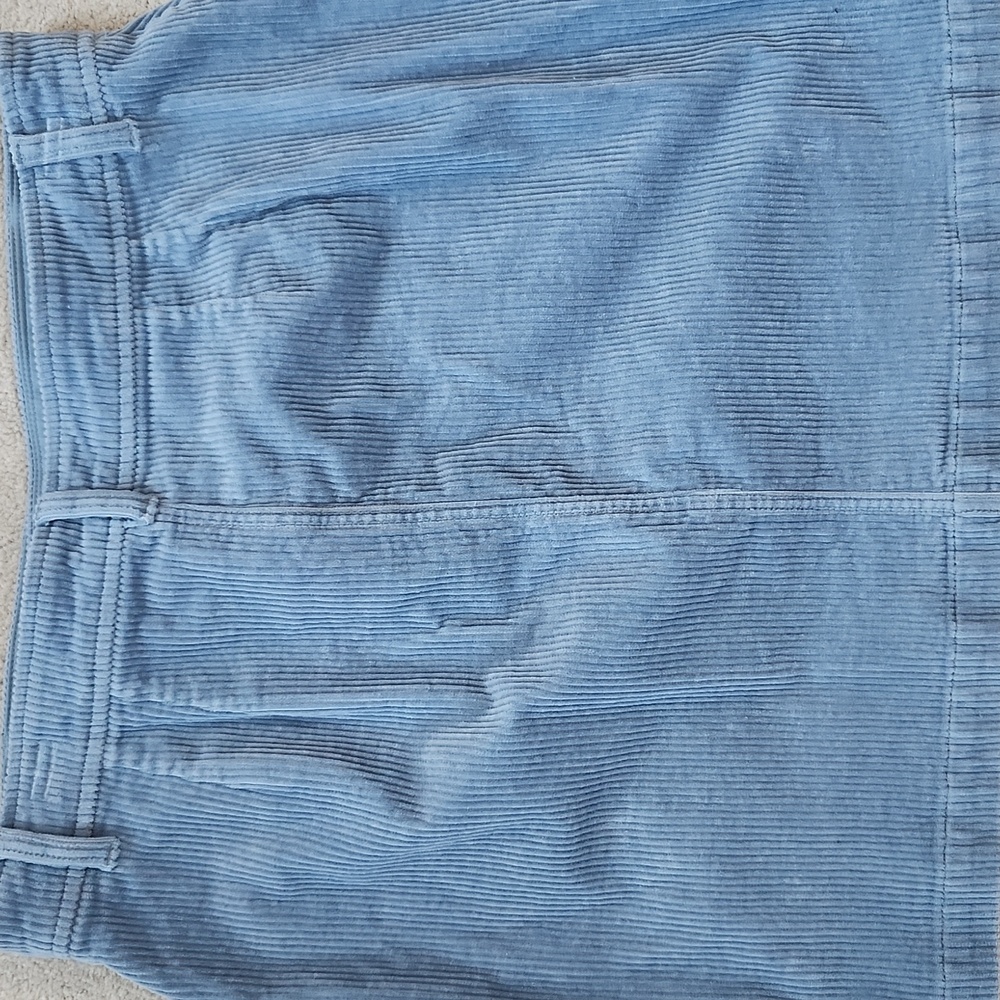 Loft Blue Corduroy Pocket Mini Skirt - 10 - Picture 6 of 6
